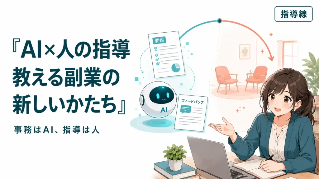 Preplyに学ぶAI×人の指導――教える副業の新しい形